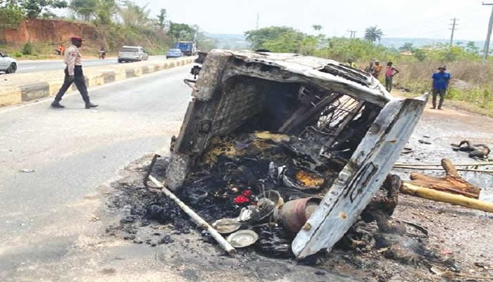 BURNT VEHICLE