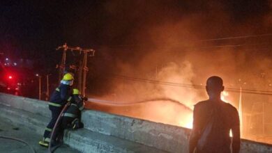 Otedola Bridge fire explosion 1