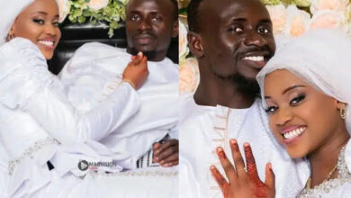 Sadio Mane marries 19 year old girlfriend Aisha Tamba