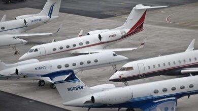 private jets at a Nigerian airport