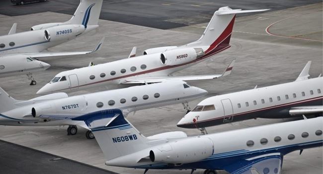 private jets at a Nigerian airport